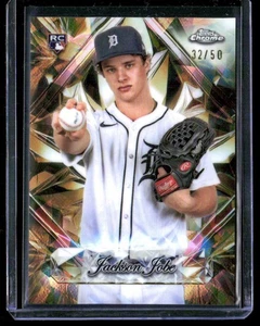 Topps 2025 Cromo Zafiro Jackson Jobe Zafiro RC Selecciones Oro/50 Tigres - Imagen 1 de 2