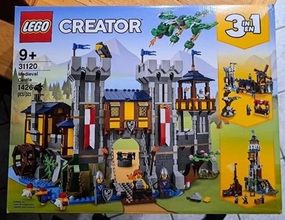 LEGO Creator 3 in 1 Medieval Castle (31120) NEW SEALED RETIRED 🏰 🎁 - Image 1 of 4