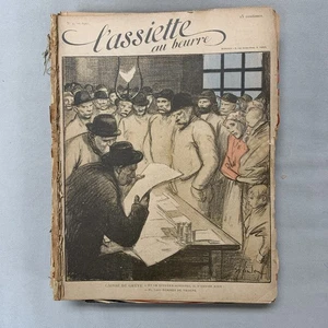 L'ASSIETTE AU BEURRE 1901 #1 - 39 Unbound Complete French Satire - Imagen 1 de 9