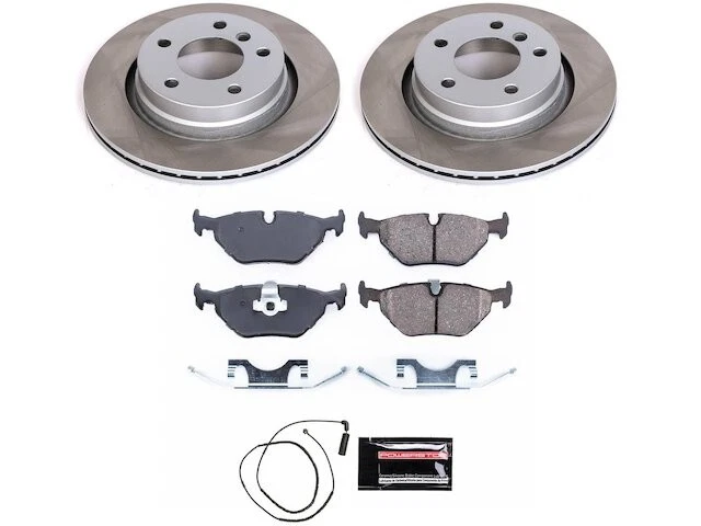 Kit de pastillas de freno trasero y rotor para BMW 323Ci 323i 325Ci 325i 328Ci 328i ZG45H4 Foto 1 de 1