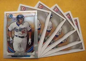Corey Seager 2014 Bowman paper & Chrome CARD ROOKIE RC DODGERS ROY? LOT 6 - Picture 1 of 1