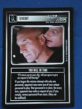 1996 Star Trek Next Generation Customizable Card Game You Will In Time event