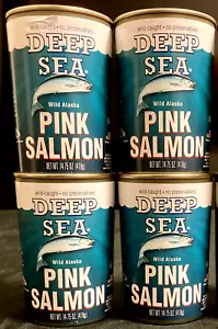 Lot of 3: Deep Sea Wild Alaskan Pink Salmon, 14.75oz Ea, June 2026 - Picture 1 of 5