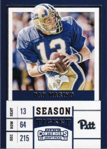 2017 Panini Contenders Draft Picks #23 - Dan Marino - Picture 1 of 2