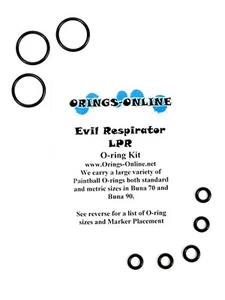 Evil Respirator LPR Paintball Pointball Oring Kit x 4 reconstrucciones/kits - Imagen 1 de 1