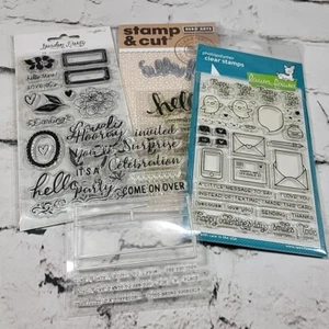 Clear Rubber Stamps Lot of 4 Sets Scrapbooking Crafts Journal  - Picture 1 of 6