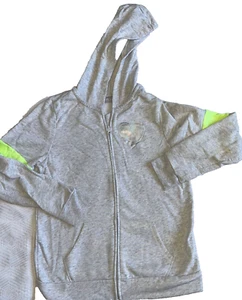 The Childrens Place girls sweater size 16 XXL full zipper long sleeve silver - Picture 1 of 6