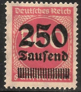 Germany #259 (A35) VF MNH - 1923 250th m on 500m Numeral of Value - Picture 1 of 1