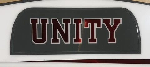 Oklahoma Football Helmet Decals - Unity Alternate - Speedflex Front Bumper Cover