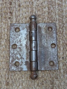 3 1/2" x 3 1/2" Antik Kugelspitze Türscharnier - Bild 1 von 5