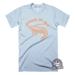 Shrimply The Best T Shirt Funny Shrimp Shirt Vintage Seafood Shirt Lobster Shirt - Picture 1 of 3