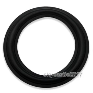 2x 6,5" Gummi Tieftöner Rand Lautsprecher Surround Ring Ersatz Reparatursatz 167 mm - Bild 1 von 7