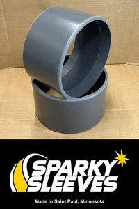 PVC Drift Sleeves 10" Diameter 6" Wide 3/8" Thick with Round Edges and Grip Tape - Picture 1 of 8