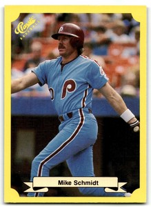 1987 CLASSIC UPDATE YELLOW MIKE SCHMIDT PHILADELPHIA PHILLIES #101