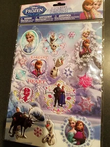 Disney Frozen Puffy Stickers 17 Stickers - Picture 1 of 1