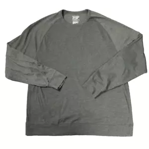 Old Navy Cotton Blend Long Raglan Sleeve Tee (Sweat Shirt Look) Dark Gray XL - Picture 1 of 18