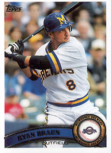 A6549- 2011 Topps Baseball Card #s 1-250 +Rookies -You Pick- 10+ FREE US SHIP