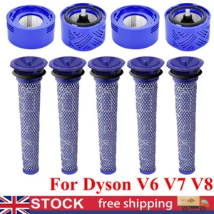Pre & Post HEPA Filter For Dyson V8 V7 V6 Animal Absolute Cordless Vacuum Cleane - Picture 1 of 18