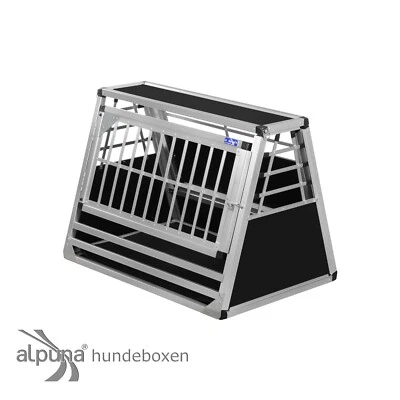 N60 Hundetransportbox Gitterbox Aluminium Transportbox Hundebox Alubox Autobox - Bild 1 von 4