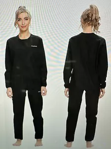 CAPMAP Saunaanzug für Frauen Gewichtsverlust - Schweiß Sauna Trainingsanzug Größe 2XL SCHWARZ - Bild 1 von 9