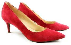 Marc Fisher Milee2 rote Wildleder-Pumps Slipper spitz zulaufend Damen 7,5 M - Bild 1 von 11