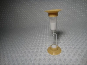 1971 Scrabble Sentence Cube Word Replacement Game Part Pieces Tan Sand Timer - Picture 1 of 7