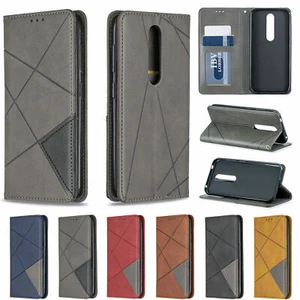 Leather Flip Wallet Cover Case For Huawei P30 P40 P50 Pro P smart Honor 9A 9C 5G - Picture 1 of 15