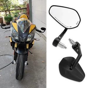 7/8'' 22mm Motorcycle Handle Bar End Mirrors For Aprilia Tuono V4 1100 R 125 660 - Picture 1 of 10