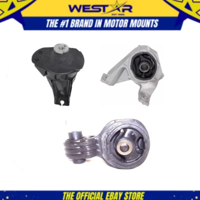 Engine Motor & Torque Strut Mount 3PCS Set Fit 2006-2011 Honda Civic 2.0L Foto 1 de 3