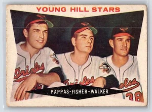1960 Topps #399 Young Hill Stars Pappas Fisher Walker - Imagen 1 de 2