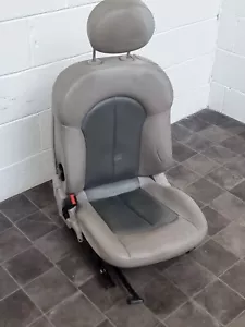 MERCEDES CLK W209 CONVERTIBLE ASIENTO DELANTERO IZQUIERDO CUERO TÉRMICO 2 TONOS GRIS 2004 - Imagen 1 de 13