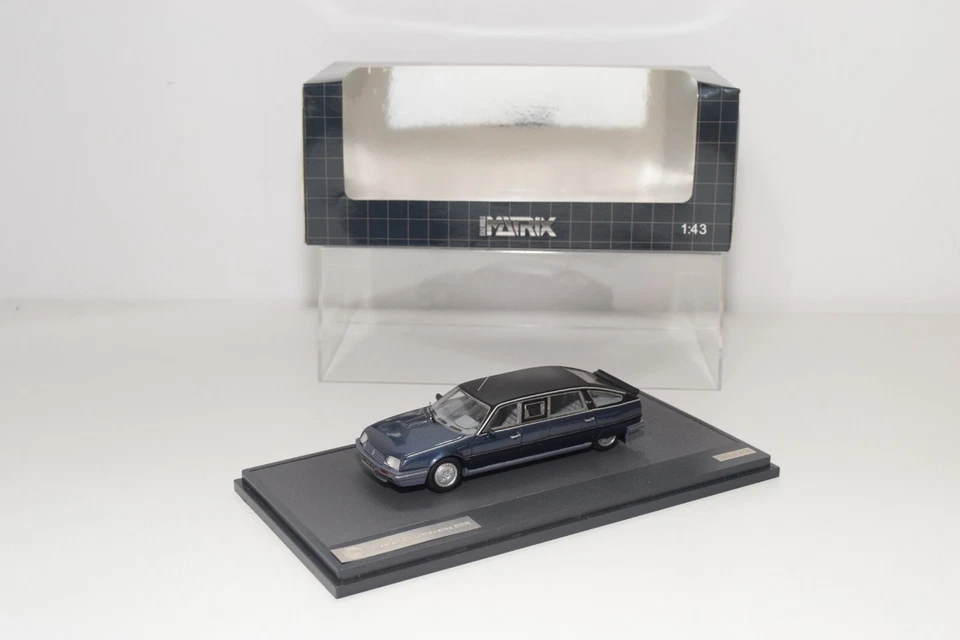 A62 1:43 MATRIX MX 40304-062 CITROEN TISSIER CX BERLINA DDR BLUE MIB RARA! - Immagine 1 di 4
