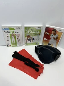 Nintendo Wii Bundle: Fit Plus - My Fitness Coach - Active Personal Trainer - Picture 1 of 11