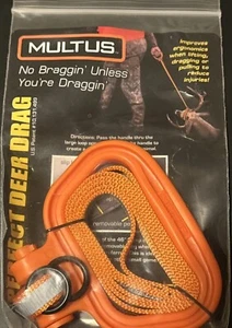 MULTUS Perfect Deer Drag Hunting Gear Dragging Pull Rope. ~ NEW - Picture 1 of 3