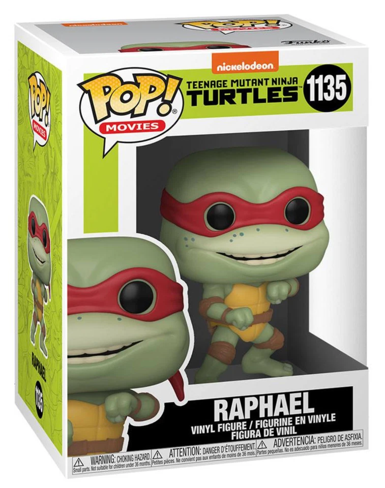 Tortugas Ninja POP! Movies Vinyl Figura Raphael 9 cm - Imagen 1 de 1
