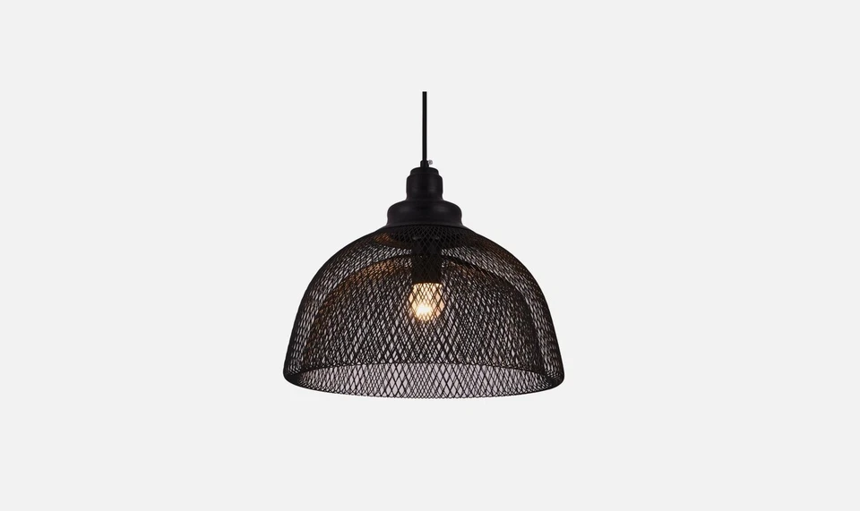 Elegant Lighting LDPD2032 Warren 1 Light 13-1/2"W Pendant - Black - Image 1 of 1