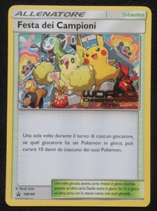 CHAMPIONS FESTIVAL SM148 - POKEMON WORLD CHAMPIONSHIPS 2018 PROMO CARD ITALIAN - Picture 1 of 22