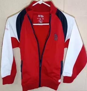 Stitches Jacket Women's M Red Full Zip Jacket St. Louis Cardinals - Picture 1 of 3