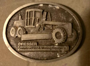 Vintage Kommode Bau Bergbau Ausrüstung Gürtelschnalle Spec Cast 80er Jahre - Bild 1 von 3