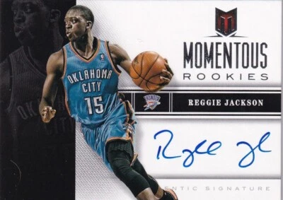 2012-13 Momentum Momentous Rookies Autographs #70 Reggie Jackson - Image 1 of 2