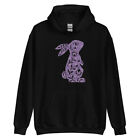 Sparkle Purple Bunny Funny Cute Bunny Easter Gift Hoodie