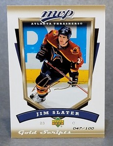 2006-07 Upper Deck MVP Gold Script #12 Jim Slater 47/100