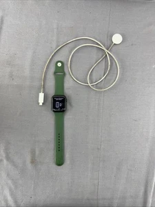 Apple Watch Series 7 GPS + LTE z 45MM zielona aluminiowa obudowa i pasek sportowy zielony - Zdjęcie 1 z 23