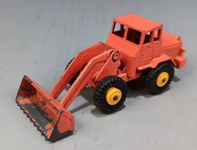Matchbox #69 Hatra Tractor Shovel Orange - Image 1 of 4