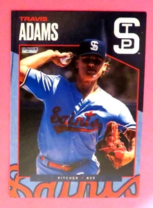 2025 Choice, St. Paul Saints - TRAVIS ADAMS - Picture 1 of 1