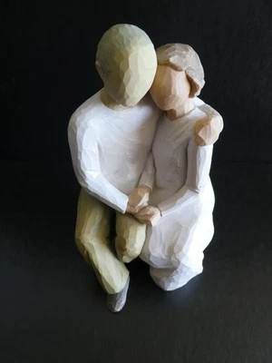 WILLOW TREE ' ANNIVERSARY ' 6" HANDPAINTED FIGURINE  BY SUSAN  LORDI 2007 - image 1 of 4