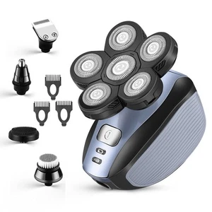 Head Shavers for Men Upgraded 5 in 1 Multifunctional Bald Head Shaver Groomin... - Picture 1 of 7