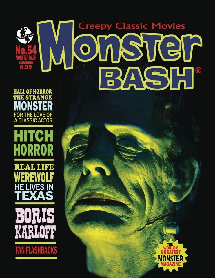 Revista Monster Bash edición #54 (Boris Karloff & Glenn Strange) verano 2024 Foto 1 de 1