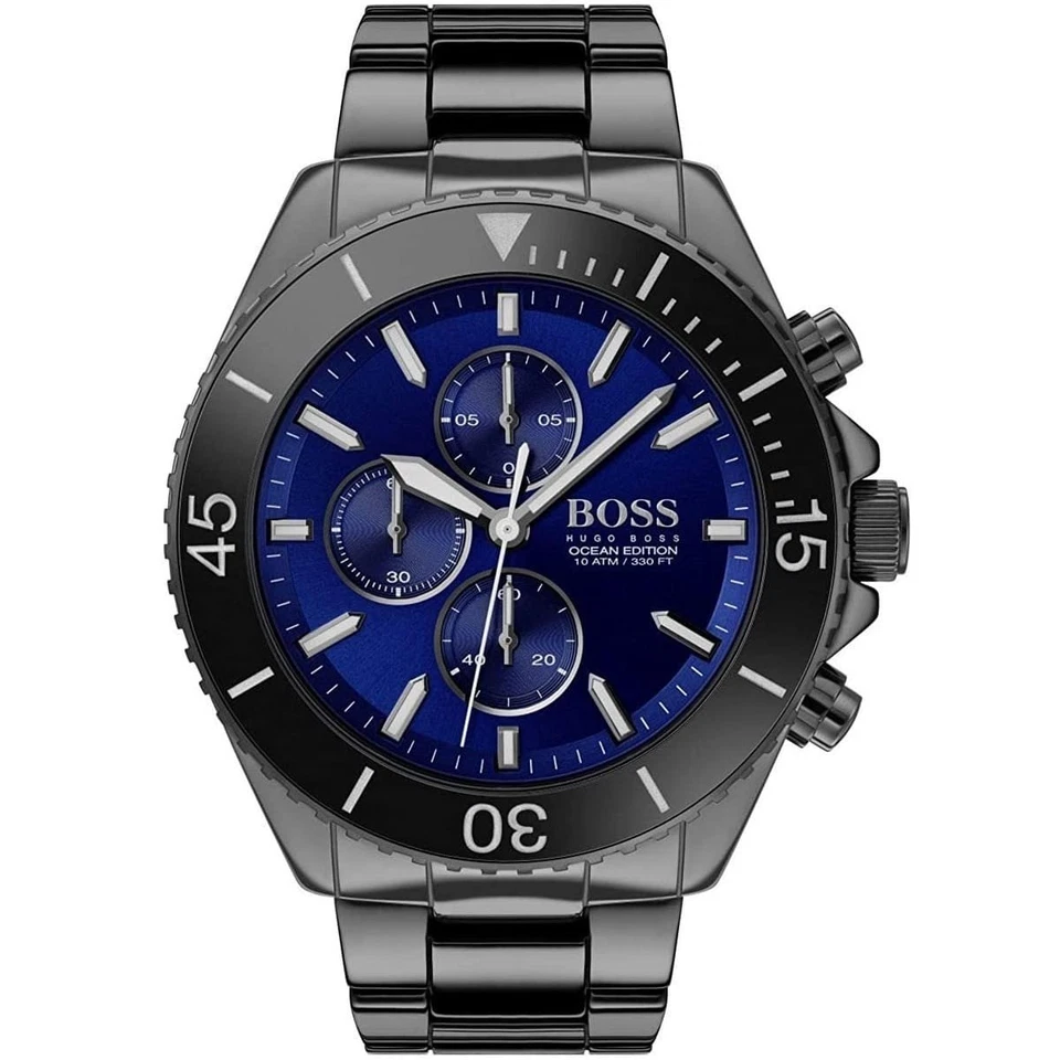 Hugo Boss Analog Dress Black Mens Watch 1513073