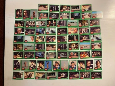 Lote de 73 tarjetas coleccionables de Star Wars 1977 (serie verde) originales casi nuevas-como nuevas Foto 1 de 4
